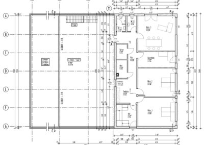 Neubau einer Industriehalle mit Büroflächen und Betriebsleiterwohnung